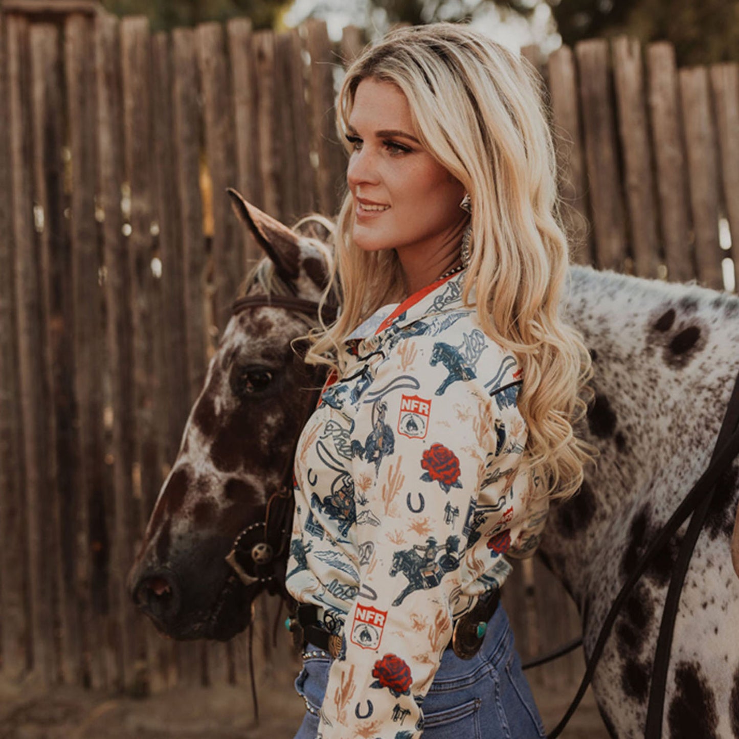 NFR Ladies Icons Button Up