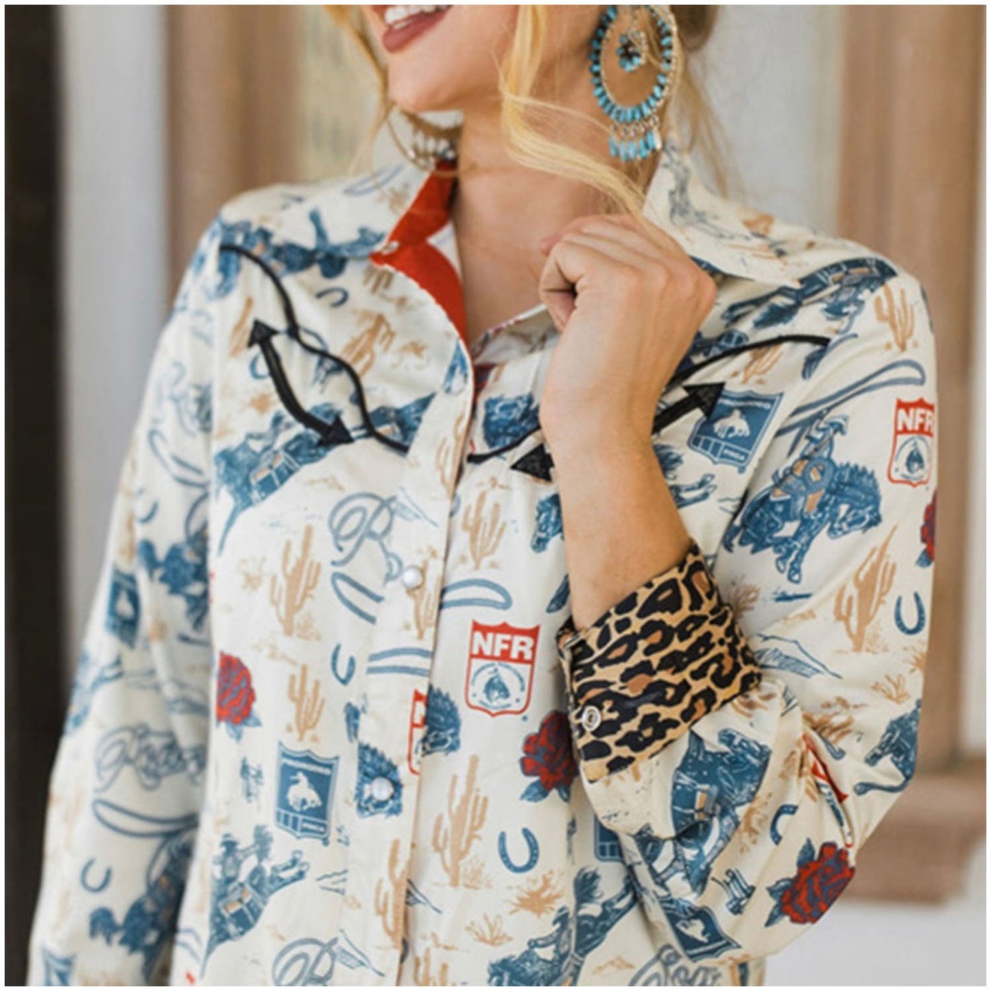 NFR Ladies Icons Button Up