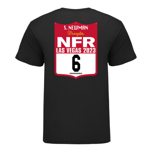 NFR 2023 Sage Newman Back Number T-Shirt - Back View