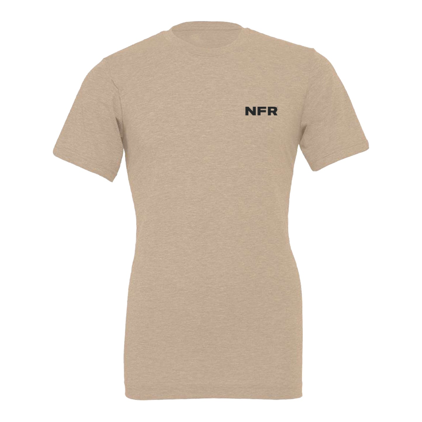 NFR 2024 Tan Event Logo T-Shirt - Front View