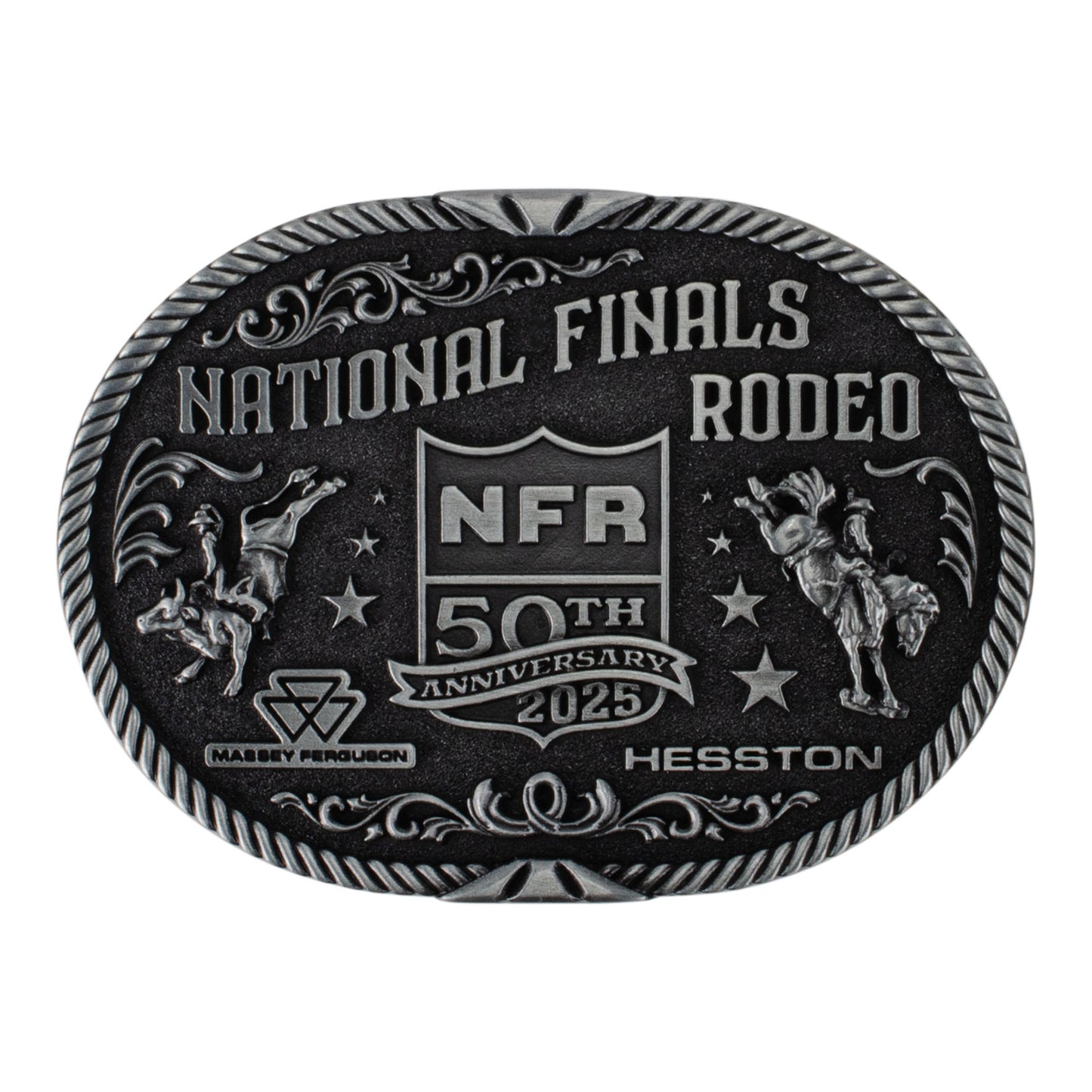 NFR 2025 Adult Hesston Buckle - Front View