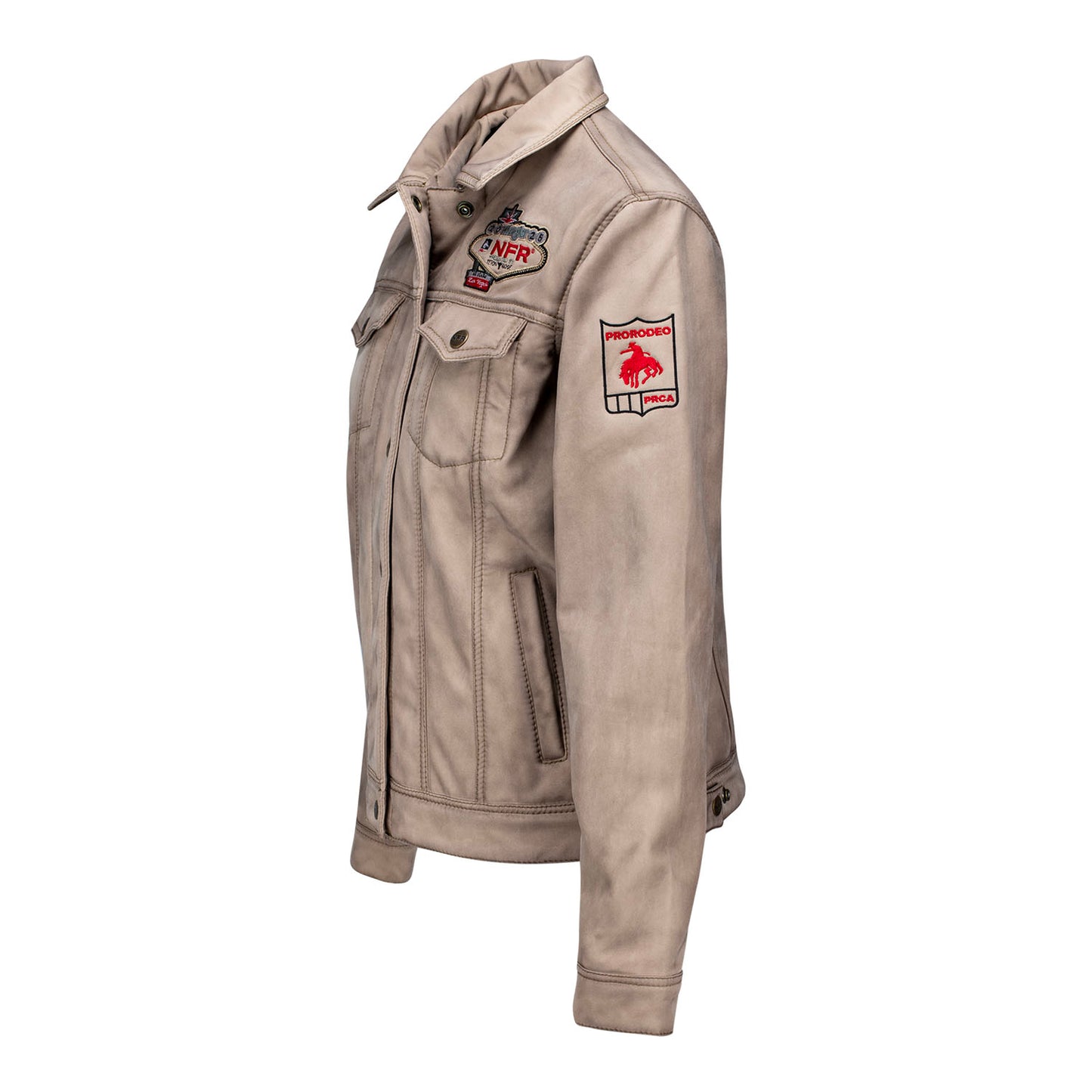 NFR 2025 Ladies Brumby Soft Shell Jacket - Angled Left Side View