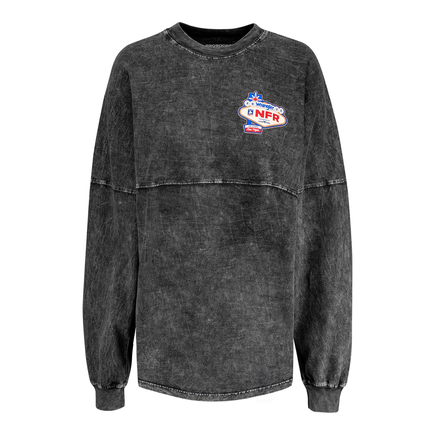 NFR 2025 Ladies Mineral Wash Spirit Jersey - Front View