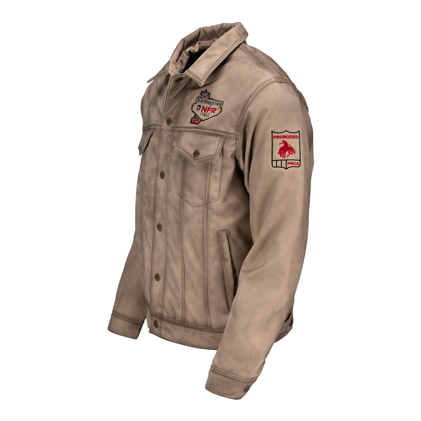 NFR 2025 Brumby Soft Shell Jacket - Angled Left Side View