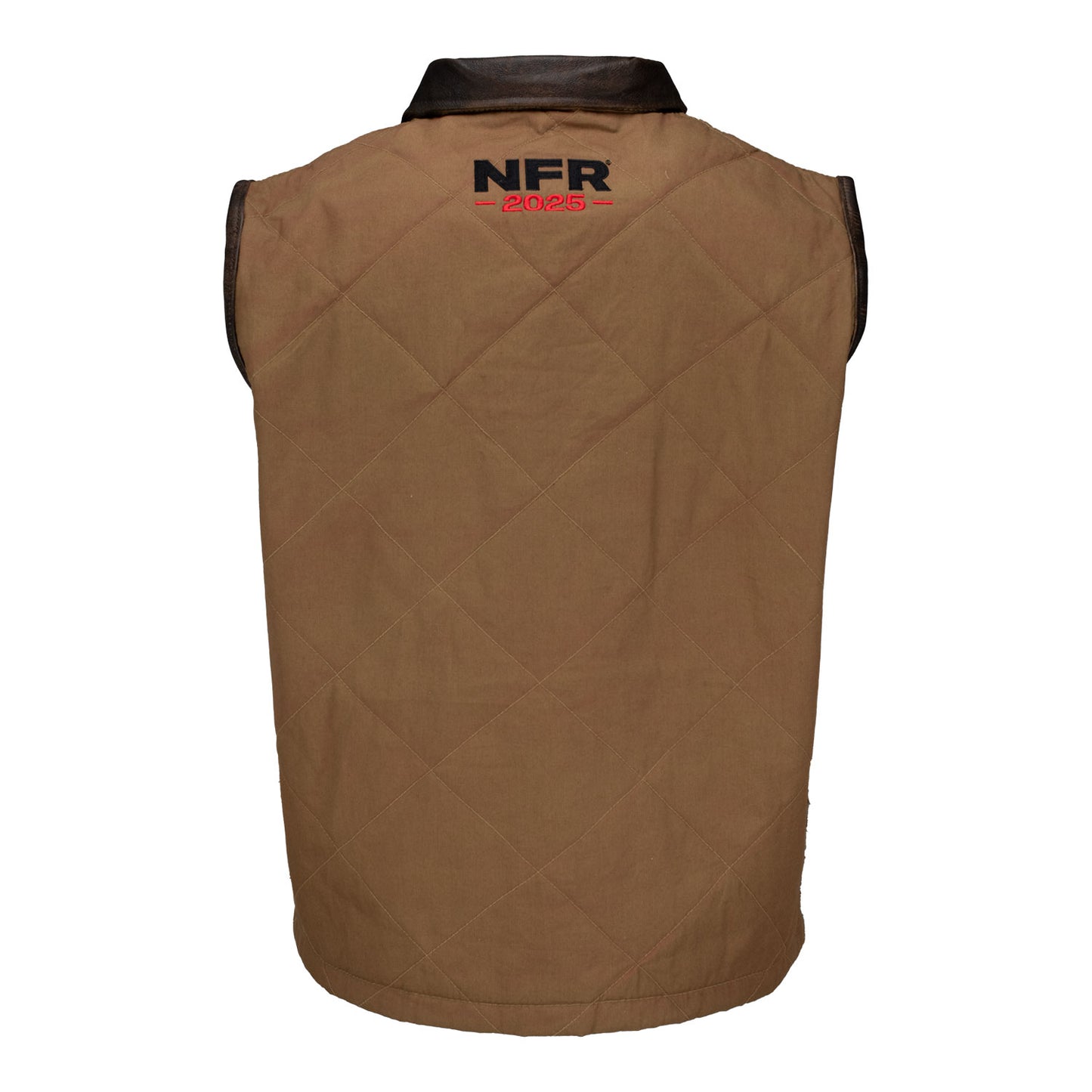 NFR 2025 Quilted Jasper Vest - Back View