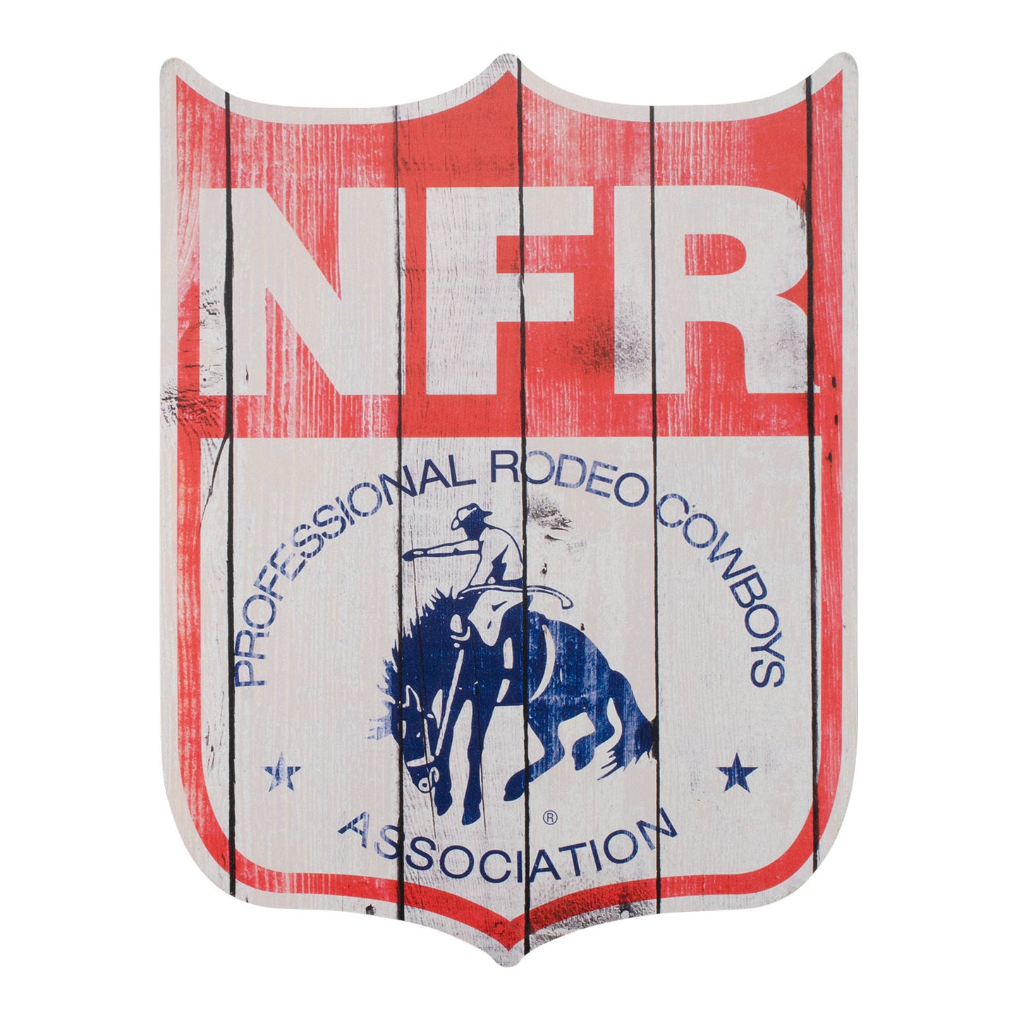 NFR Perrenial Shield Wood Sign - Front View