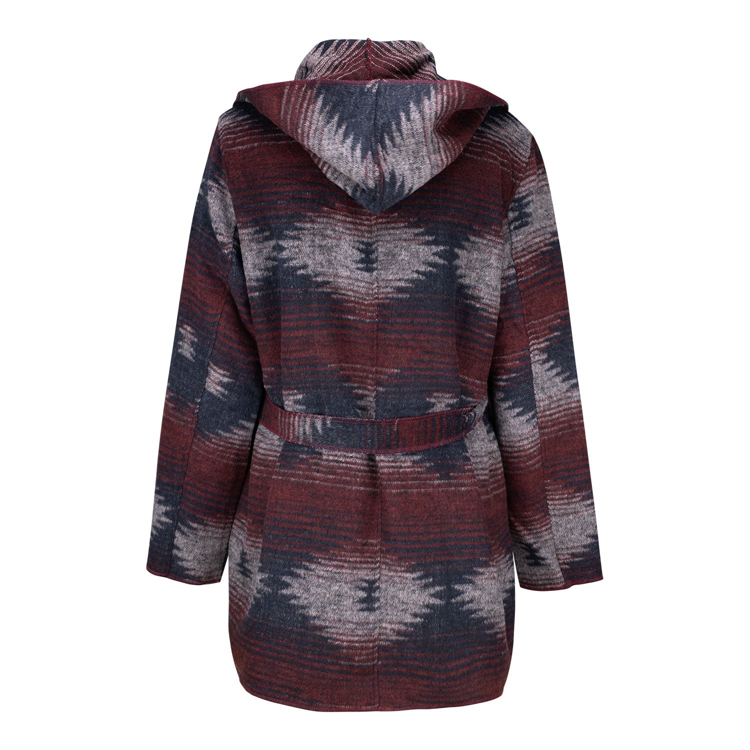 NFR Ladies Tie Front Wrap Jacket - Back View