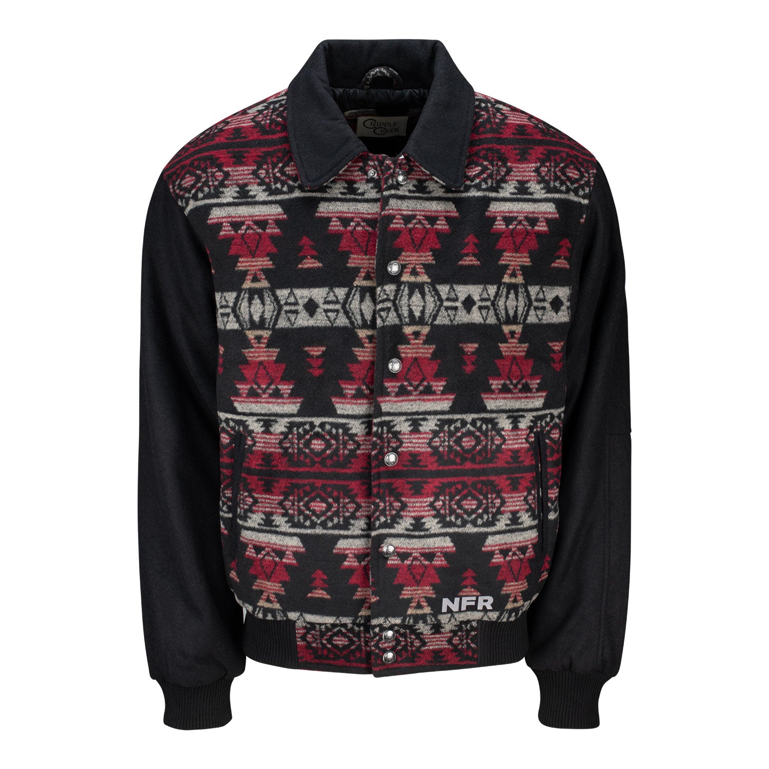 NFR Navajo Snap Front Jacket - Front View