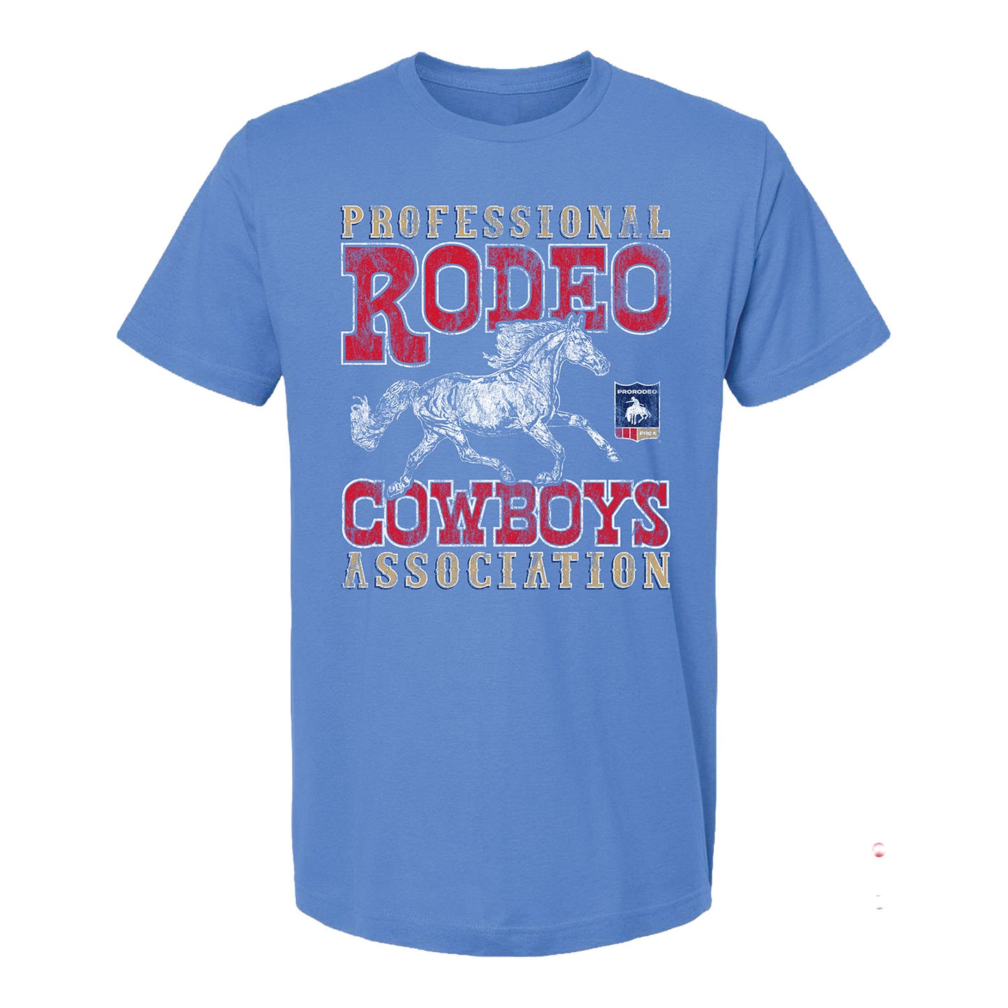PRORODEO Horse Sketch T-Shirt - Carolina Blue