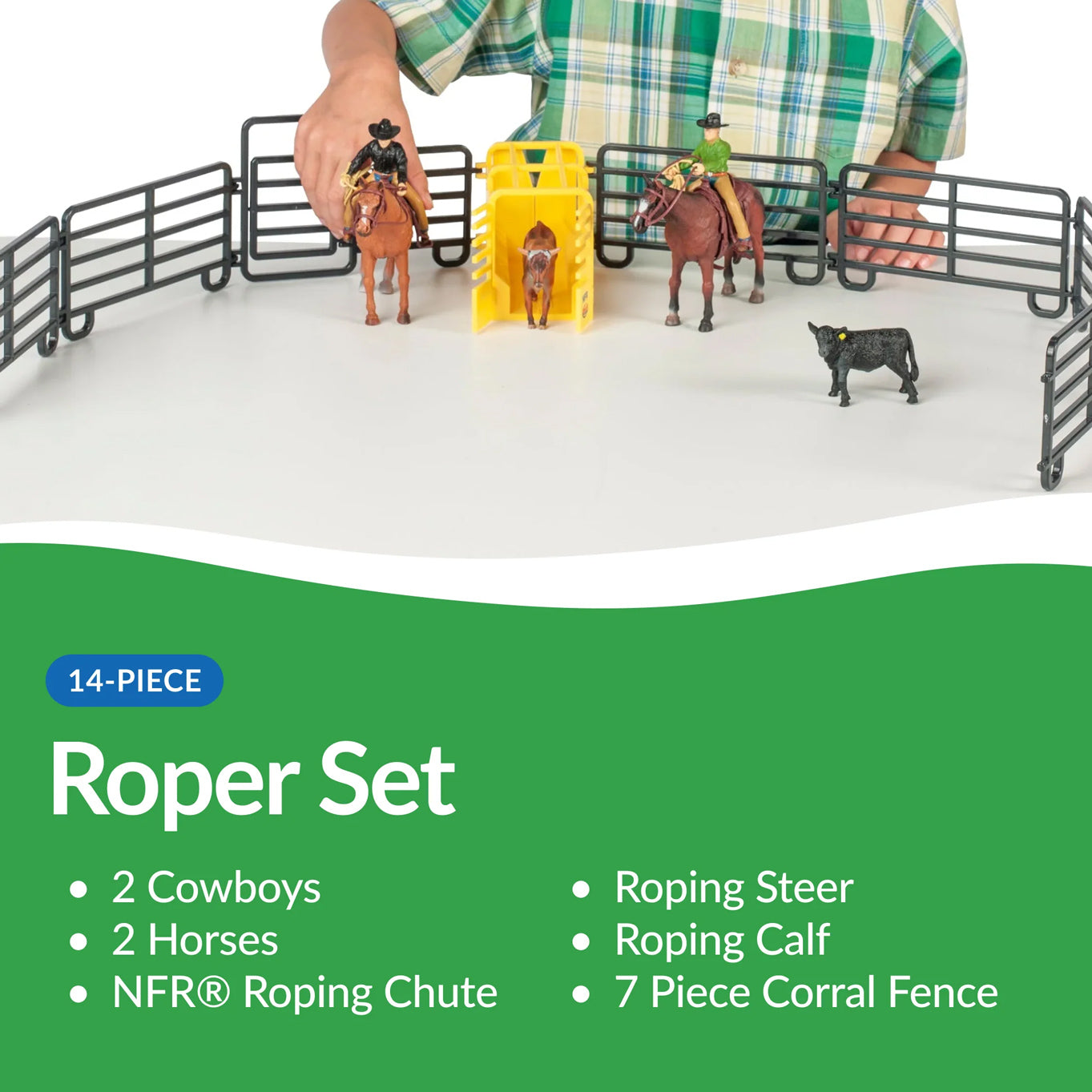 PRCA 14-Piece Roper Set - Toy Details Set