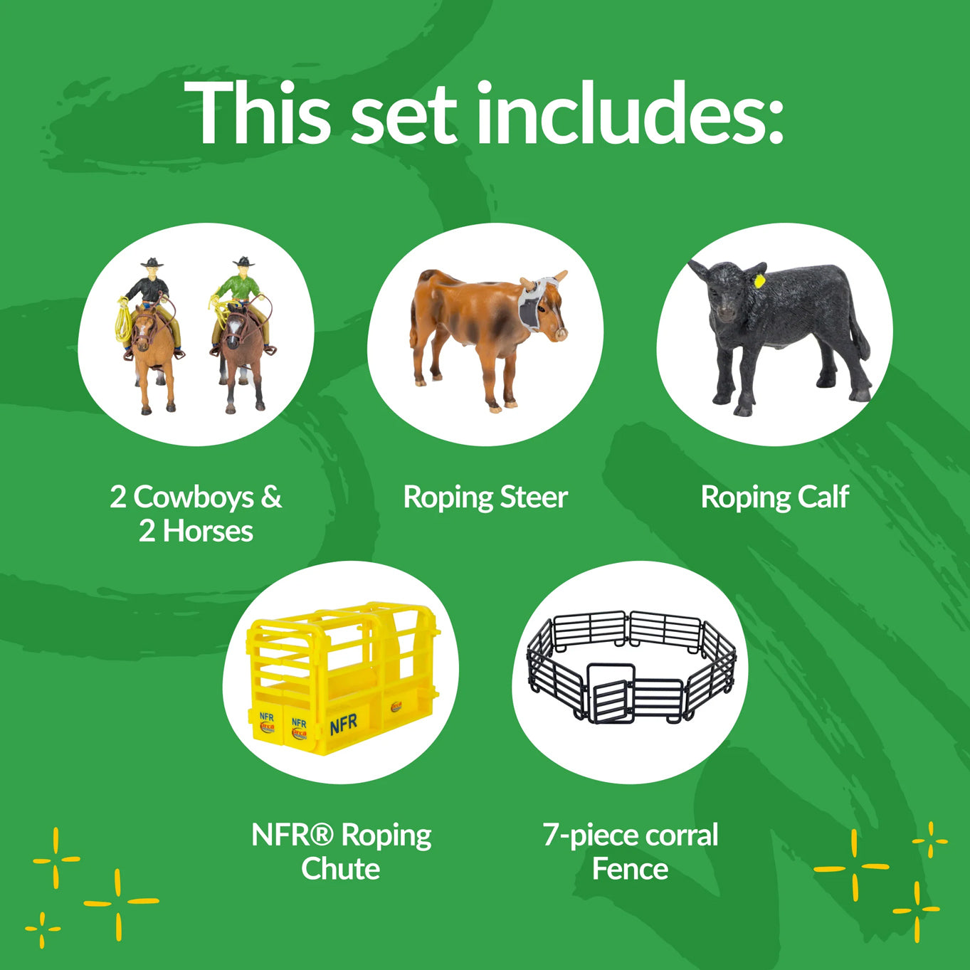 PRCA 14-Piece Roper Set - Full Inclusion Information View