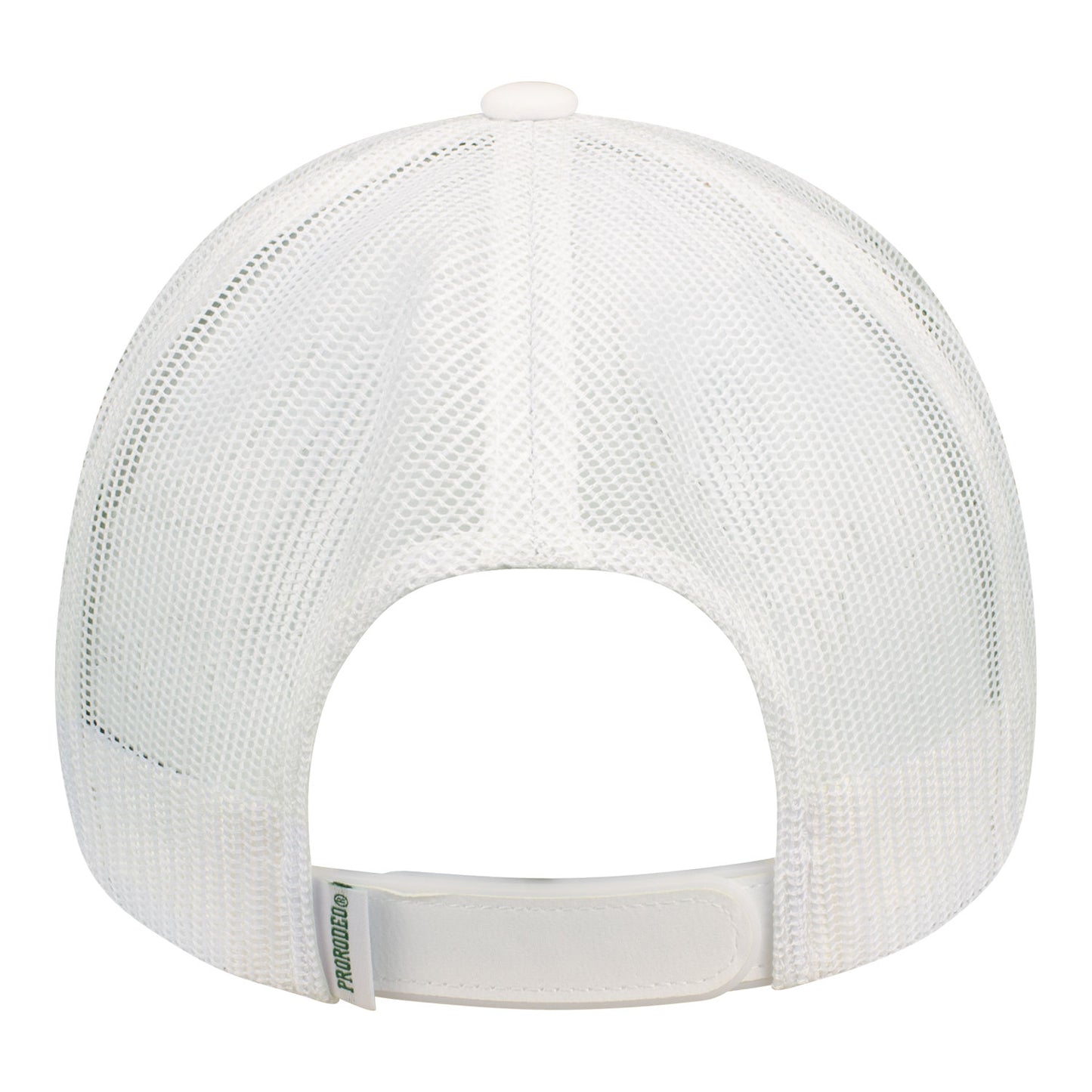 Cowboy Turtle Association Trucker Hat in White - Back View