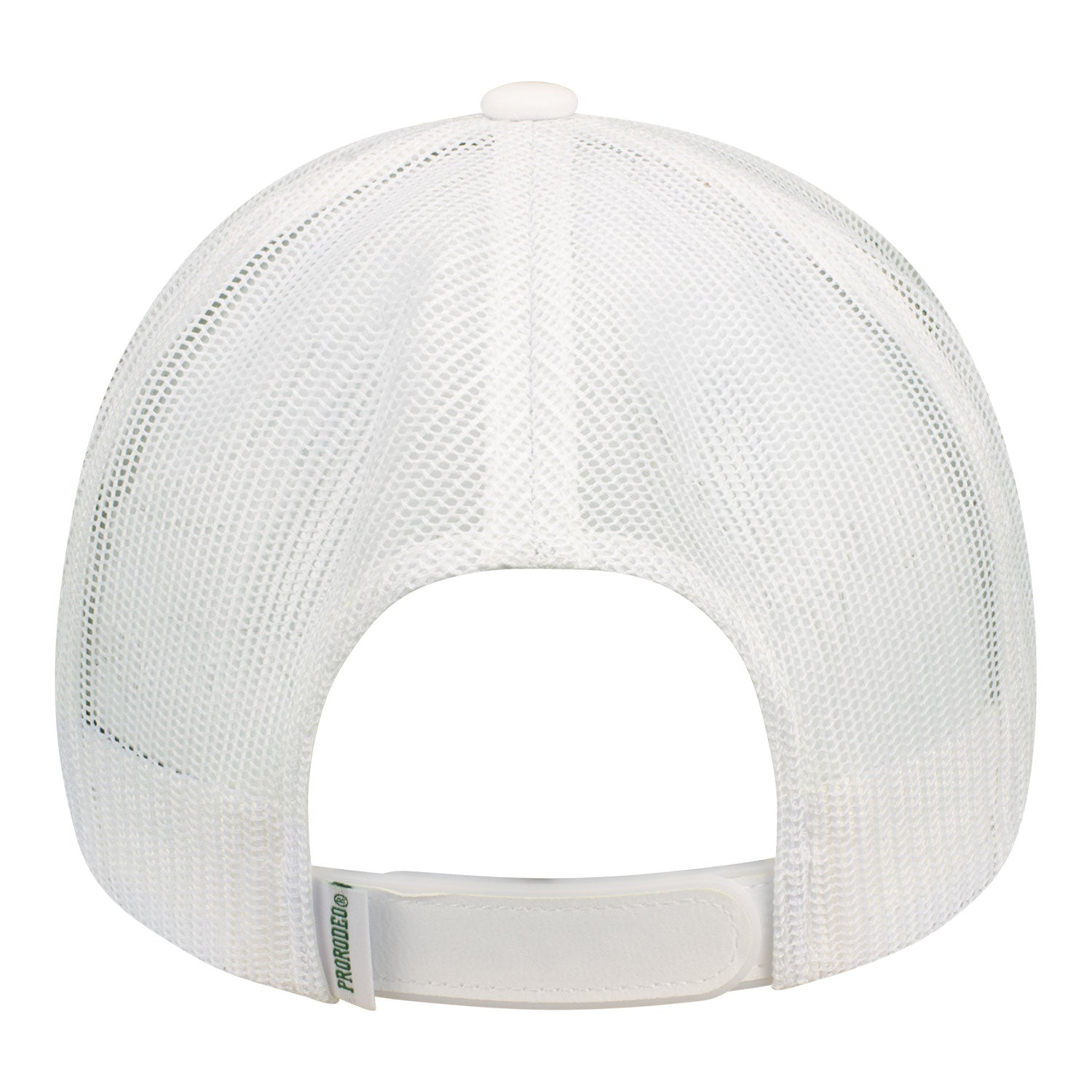 Cowboy Turtle Association Trucker Hat in White - Back View