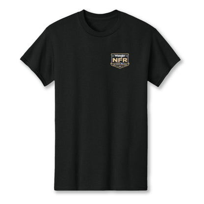 NFR 2024 Riley Webb Tie-Down Roping Champion T-Shirt - Front View