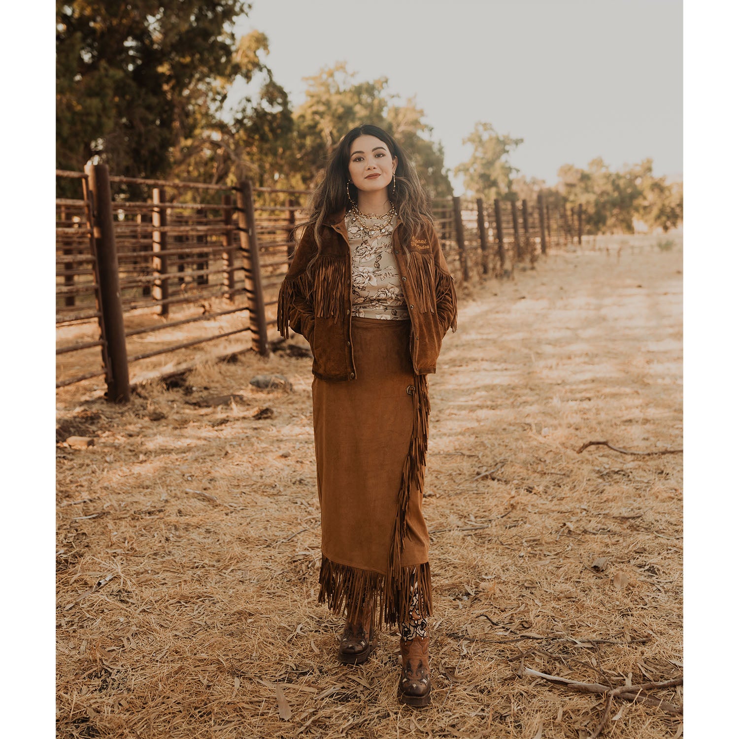 NFR 2024 Ladies Calamity Suede with Fringe Jacket – PRORODEO