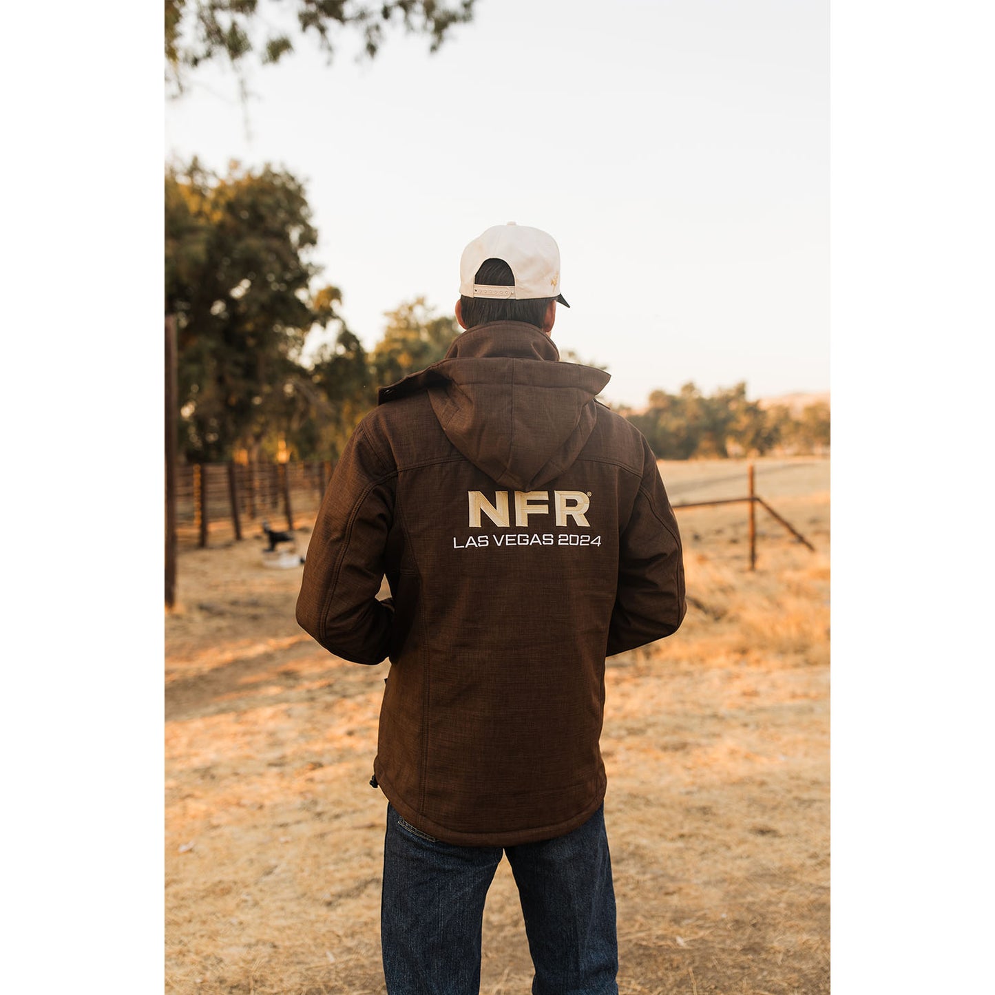 NFR 2024 Weston Softshell Jacket - Back View