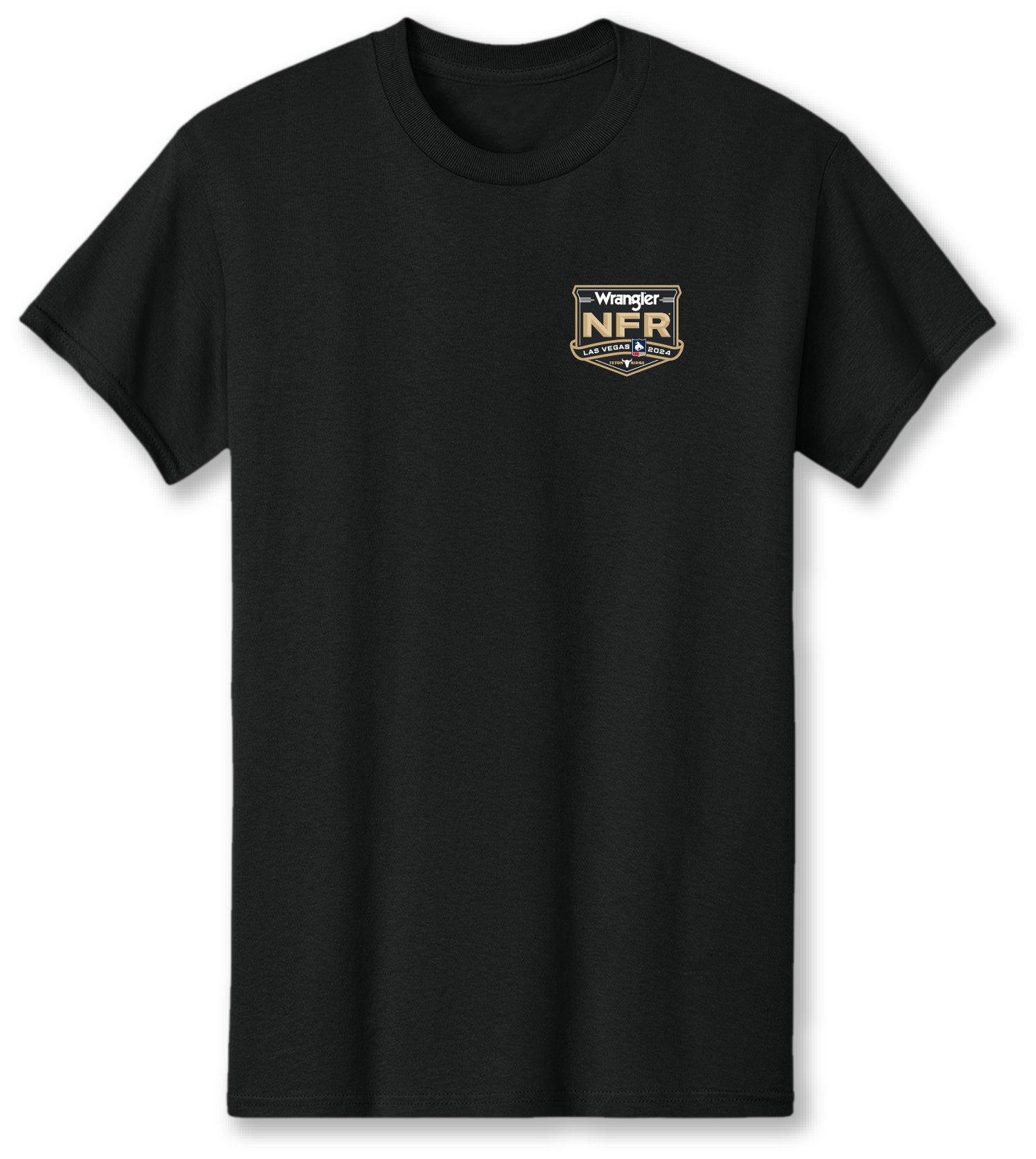 NFR 2024 Barrel Racing Champion T-Shirt - Front View