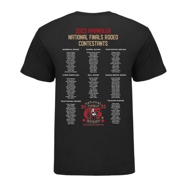 2023 NFR Contestants TShirt PRORODEO Official Shop