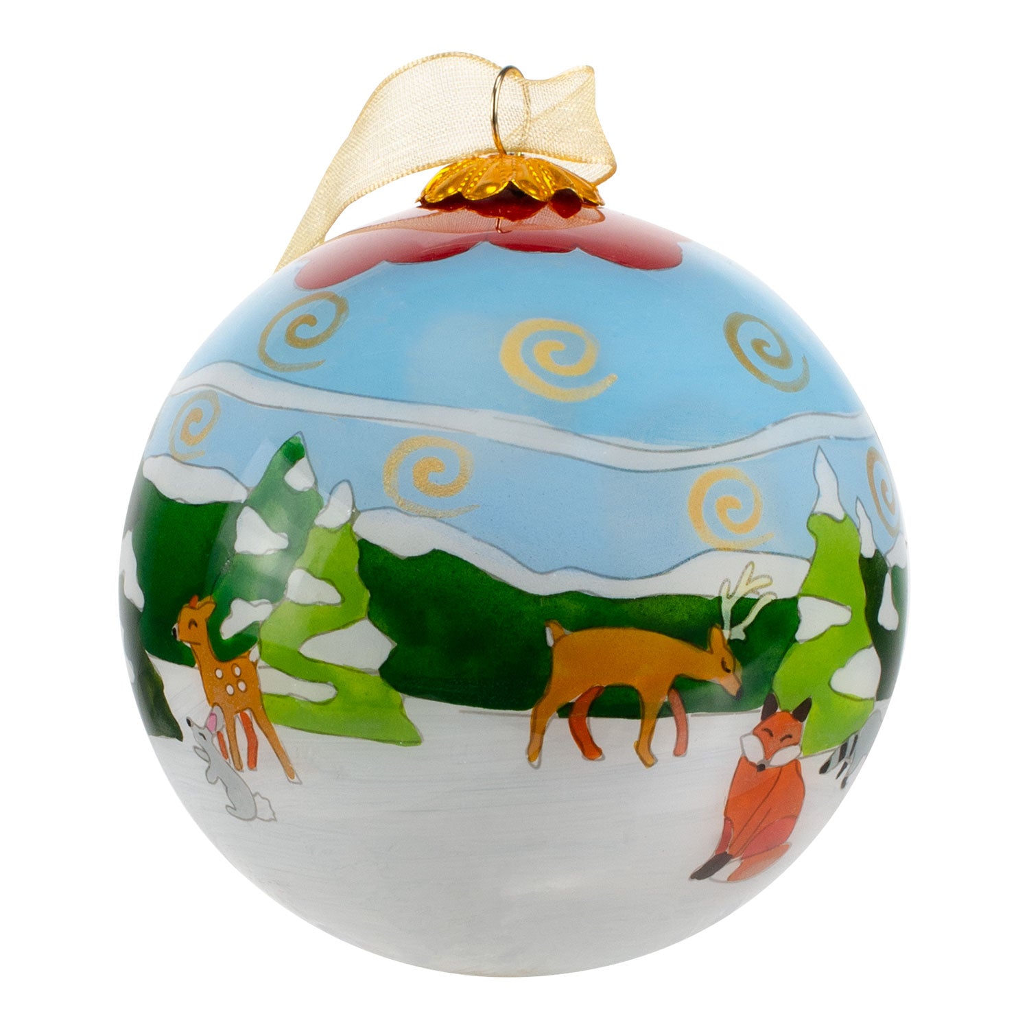 NFR 2024 Star Tree Christmas Ornament - Side View