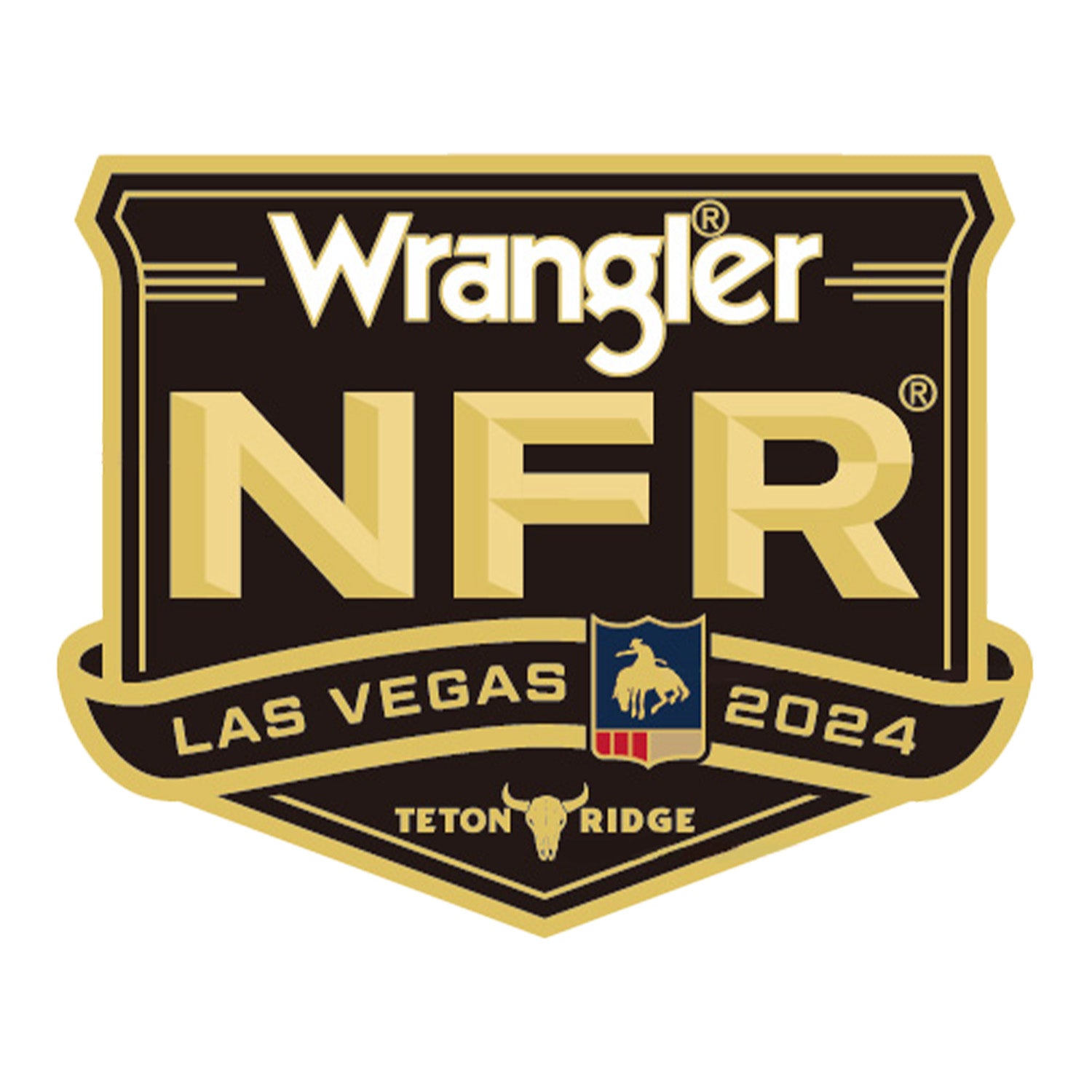 NFR 2024 Event Logo Hatpin - Front View