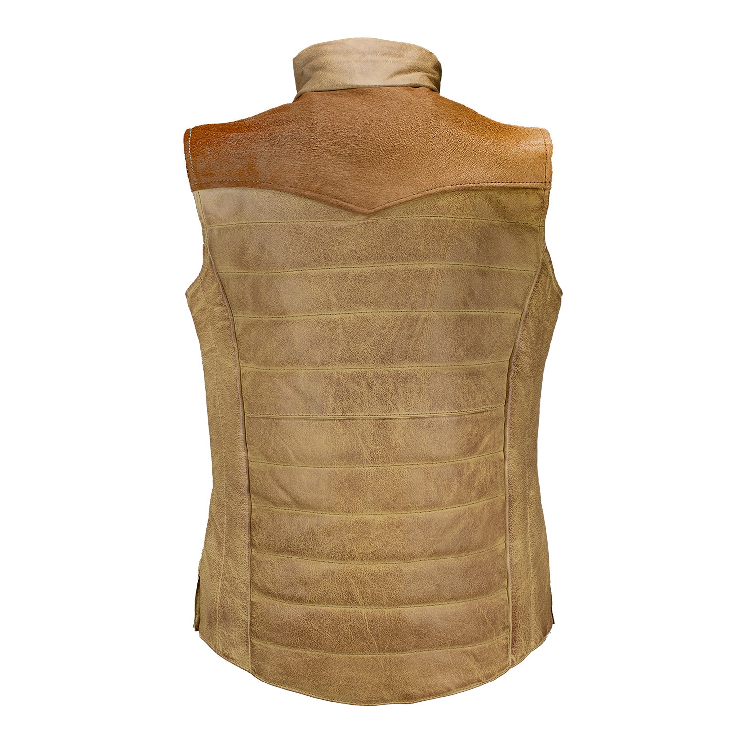 NFR 2024 Ladies Adalyn Leather Vest - Back View