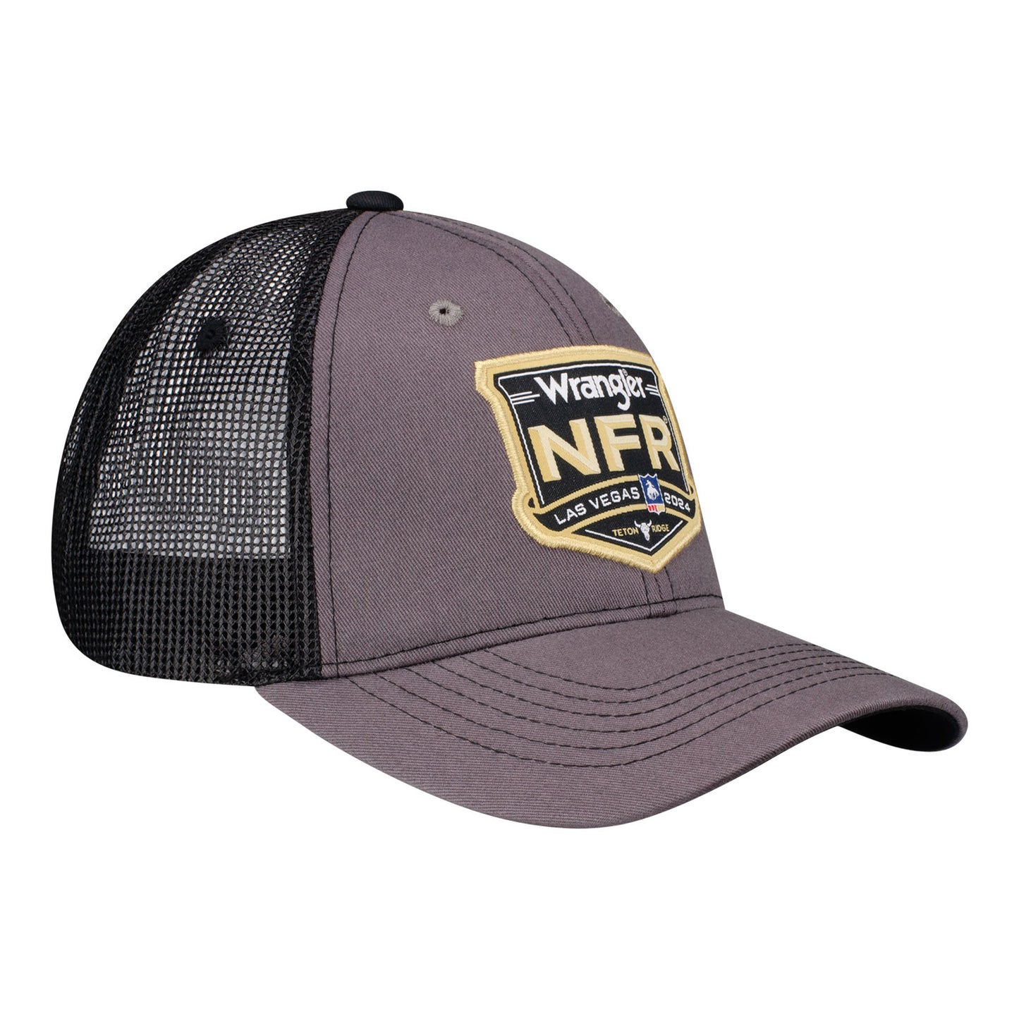 NFR 2024 Event Patch Trucker Hat - Angled Right Side View