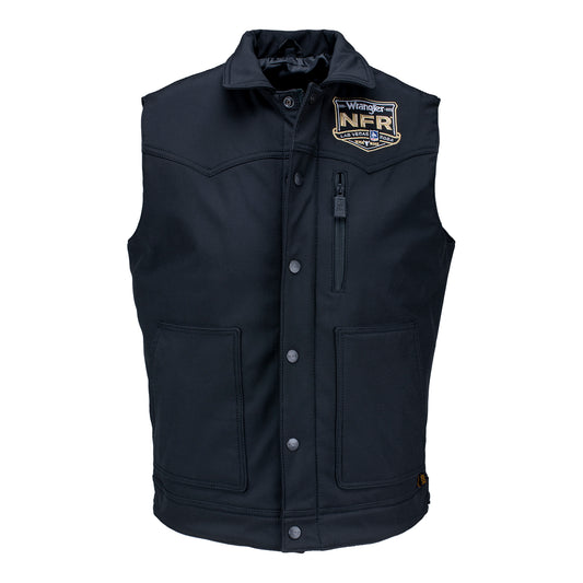 NFR 2024 Spilled Whiskey Softshell Vest - Front View