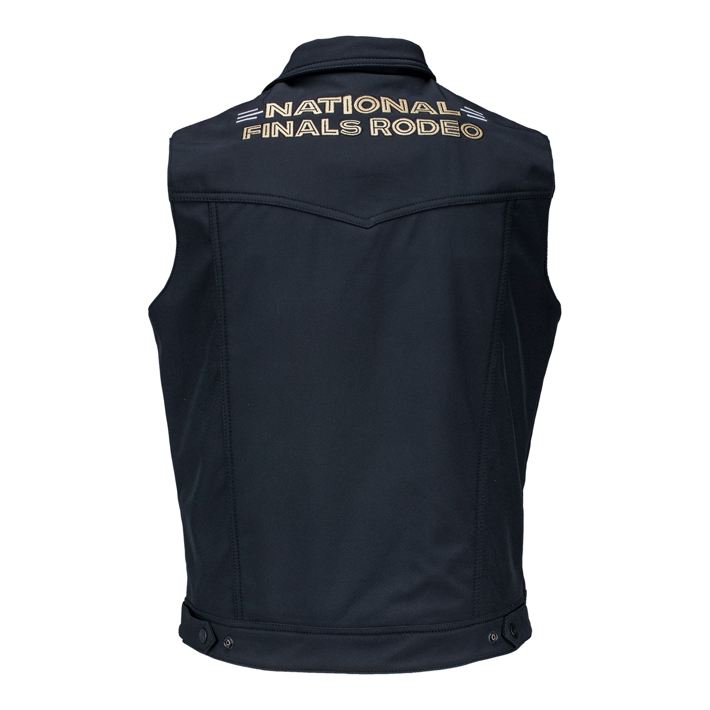 NFR 2024 Spilled Whiskey Softshell Vest - Back View