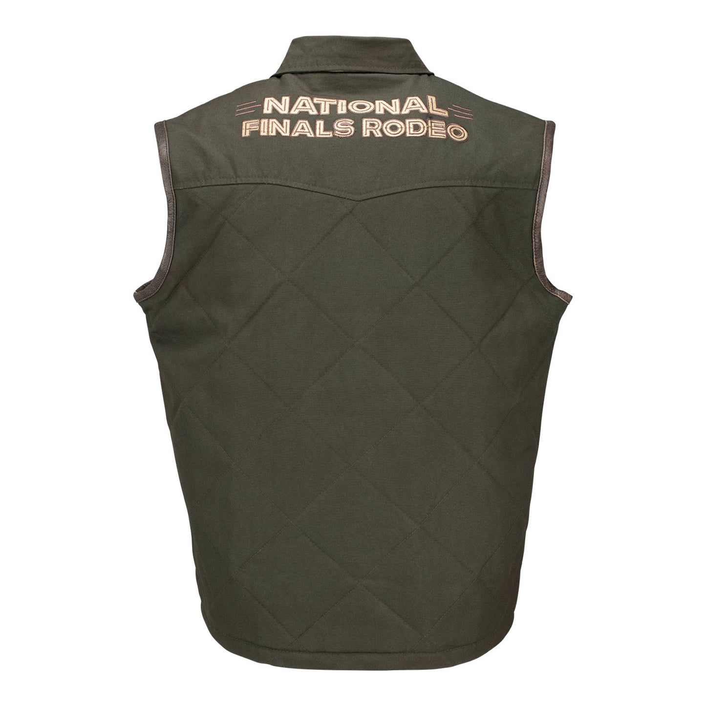 NFR 2024 Quilted Jasper Vest - Back View