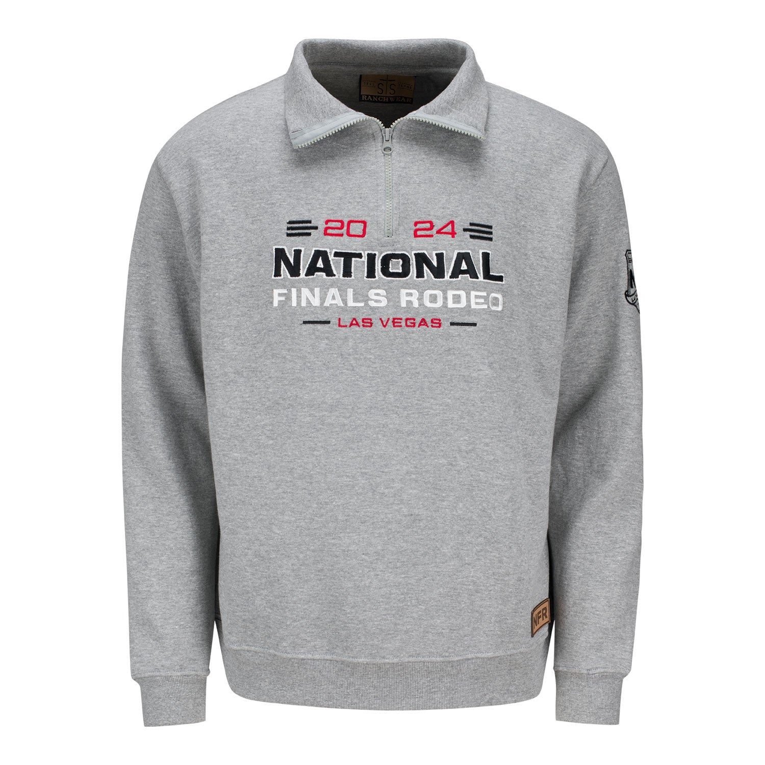 NFR 2024 Colleigate Quarter Zip Sweatshirt PRORODEO Official Shop