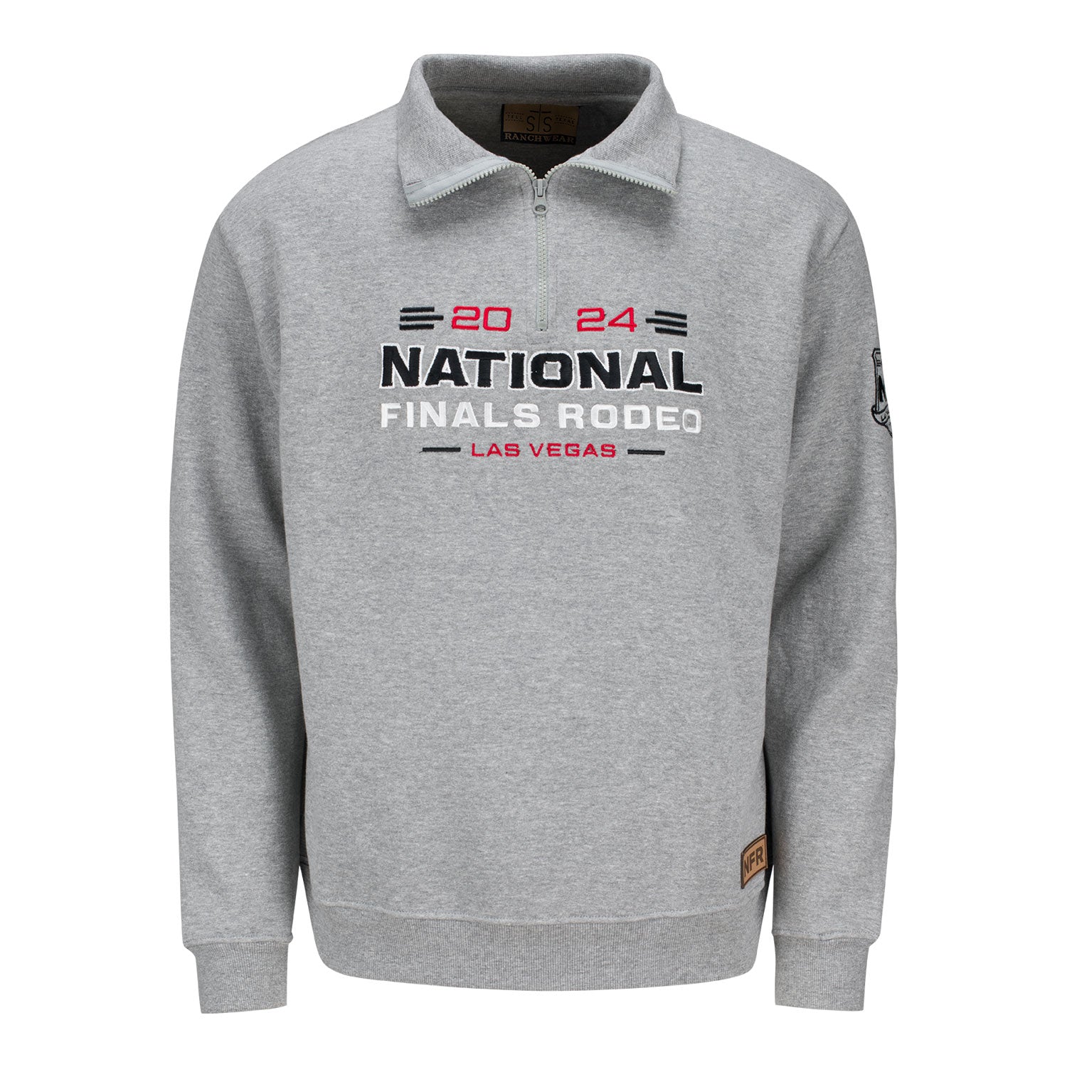 Quartered Rodeo NFR 2024 Collegiate Quarter Zip Sweatshirt – PRORODEO Official Shop
