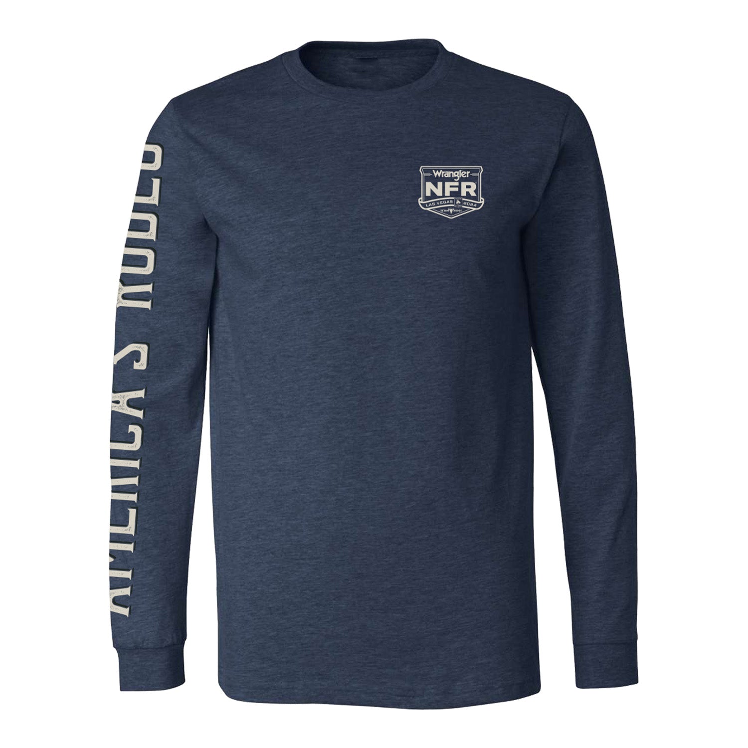 NFR 2024 America's Rodeo Long Sleeve T-Shirt - Front View