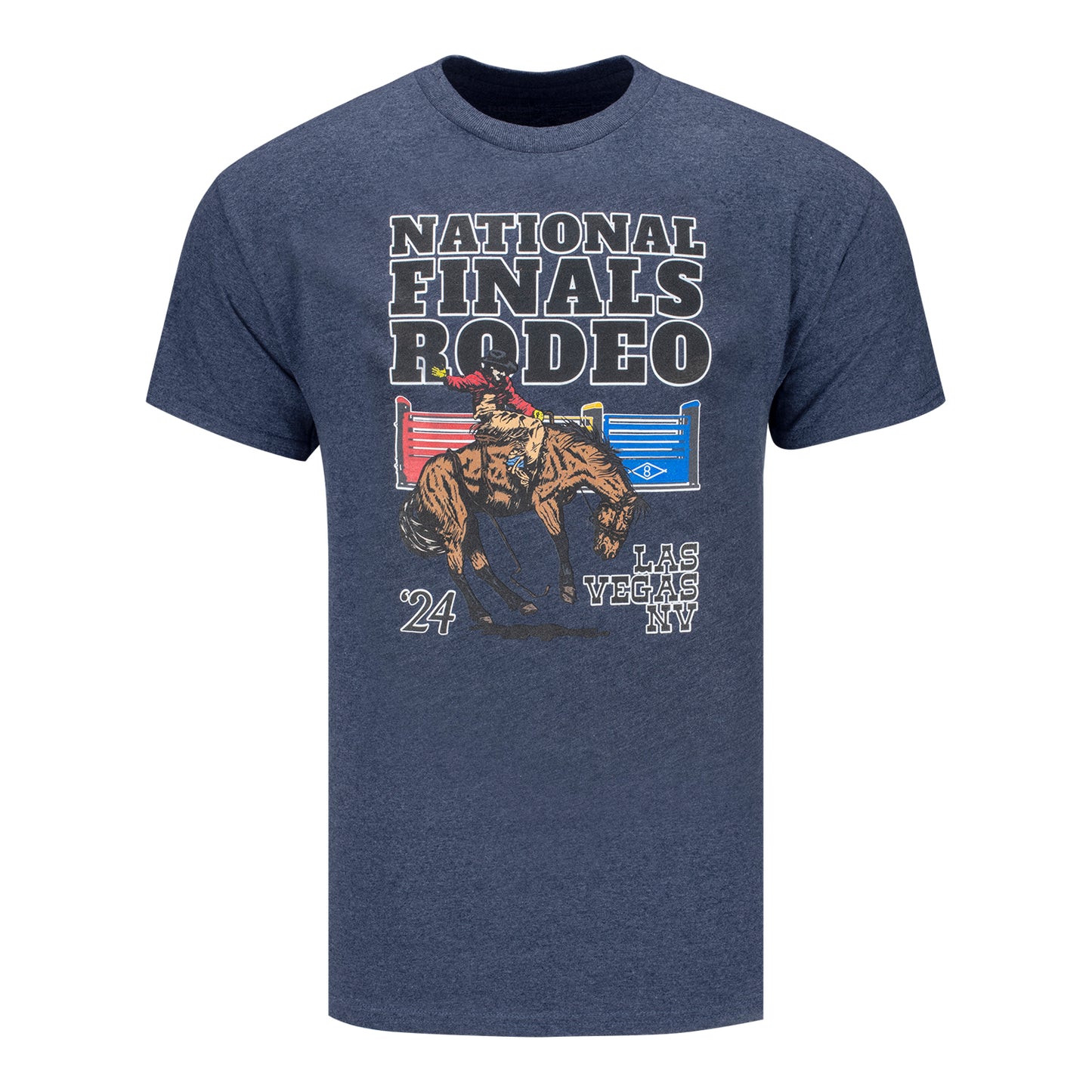 NFR 2024 Whole Herd Rodeo Chutes T-Shirt - Front View