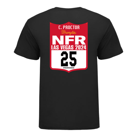 NFR 2024 Coleman Proctor Back Number T-Shirt - Back View