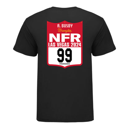 NFR 2024 Andrea Busby Back Number T-Shirt - Back View