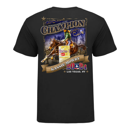 NFR 2024 Barrel Racing Champion T-Shirt - Back View