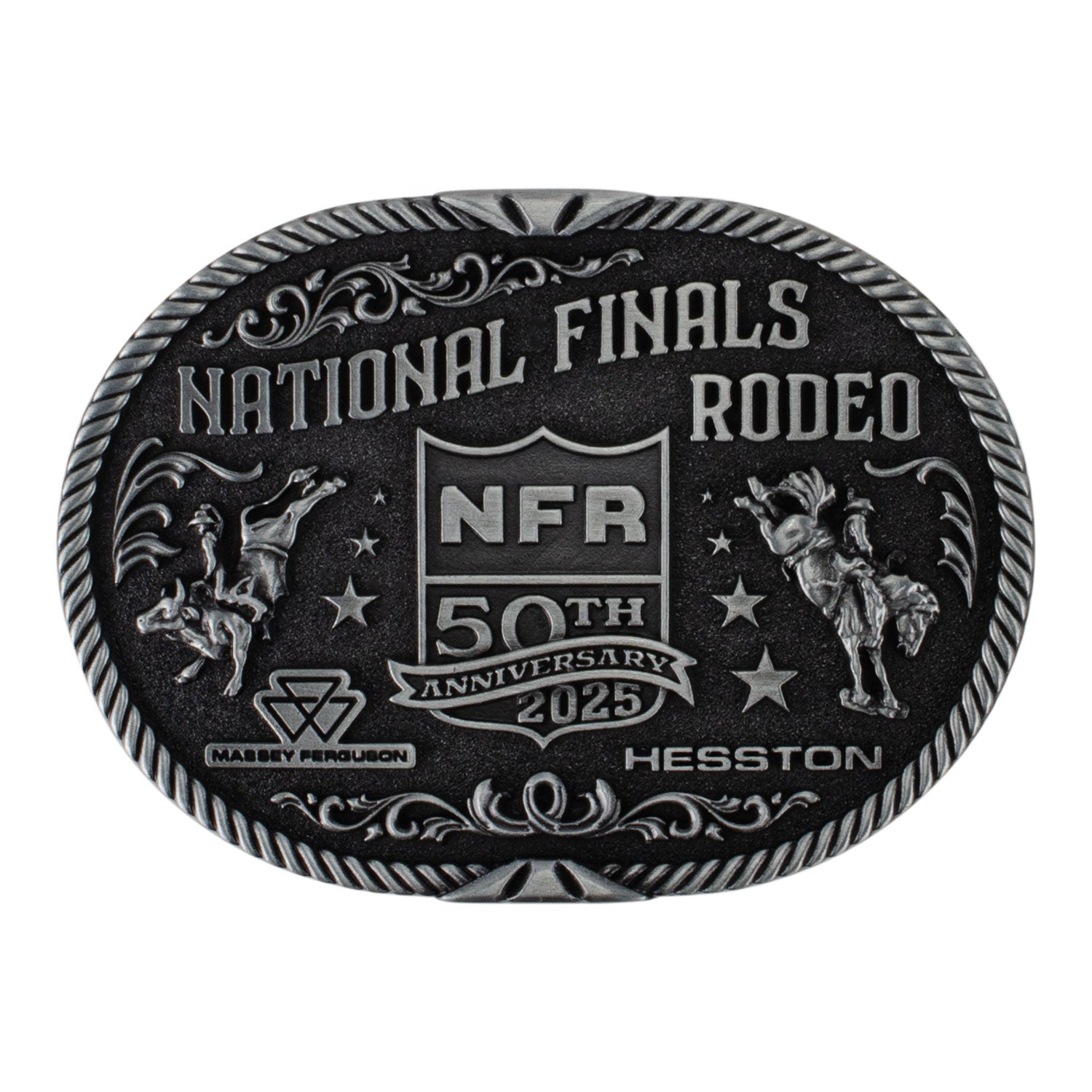 NFR 2025 Adult Hesston Buckle - Front View