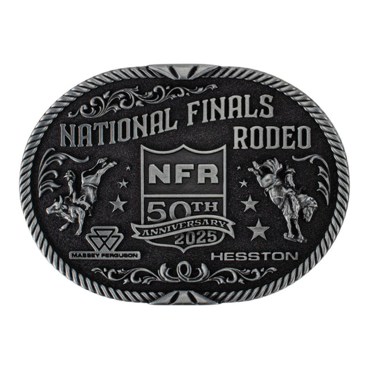 NFR 2025 Adult Hesston Buckle - Front View