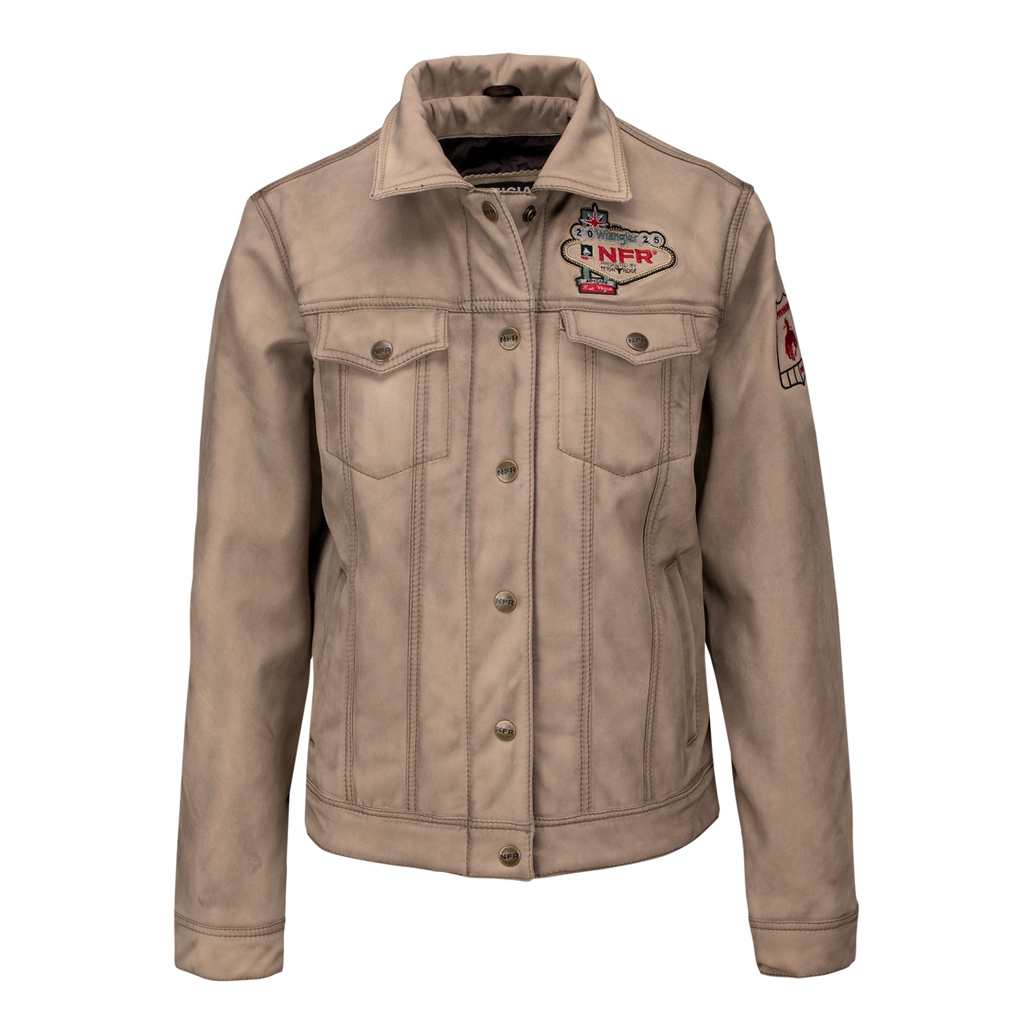 NFR 2025 Ladies Brumby Soft Shell Jacket - Front View