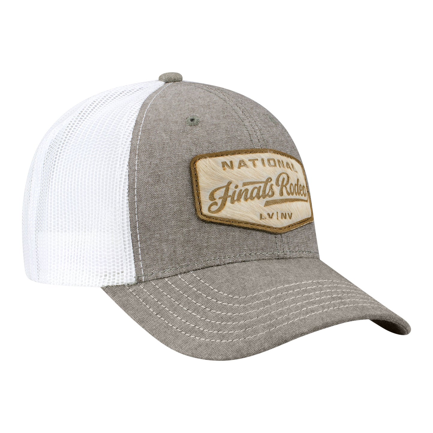 NFR Patch Logo Trucker Hat - Angled Right Side View