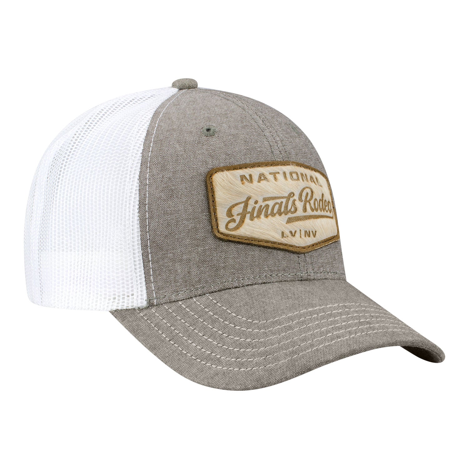 NFR Patch Logo Trucker Hat - Angled Right Side View