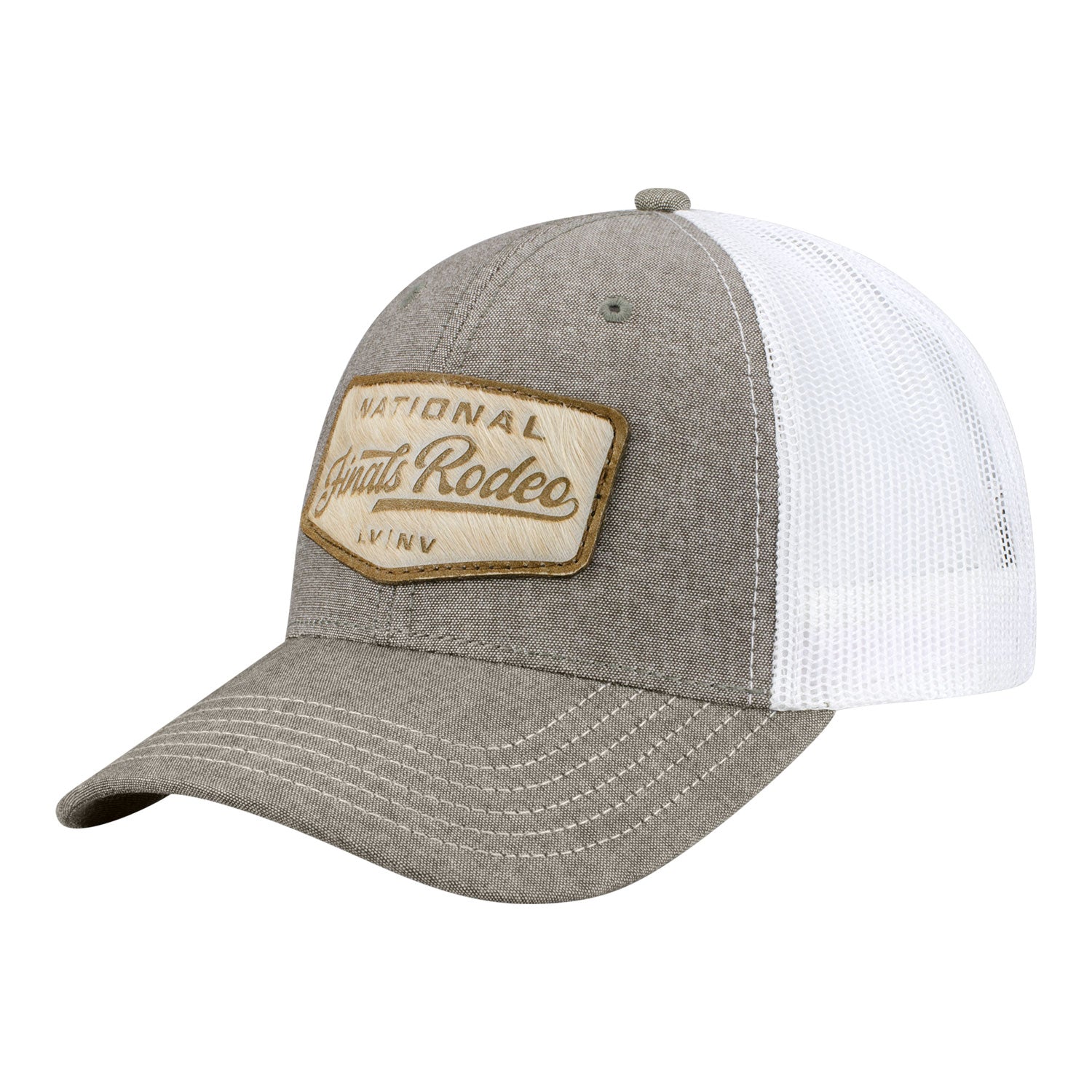 NFR Patch Logo Trucker Hat - Angled Left Side View