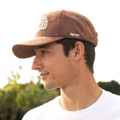 NFR 2025 Rodeo Quincy World's Greatest Cowboys Hat - Model Angled Left Side View