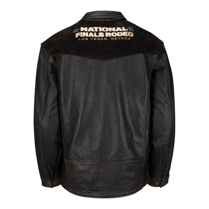 NFR 2025 Leather Ranch Jacket - Back View