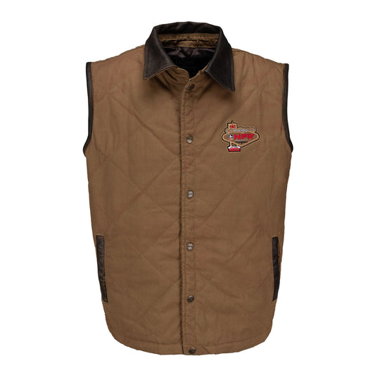 NFR 2025 Quilted Jasper Vest - Front View