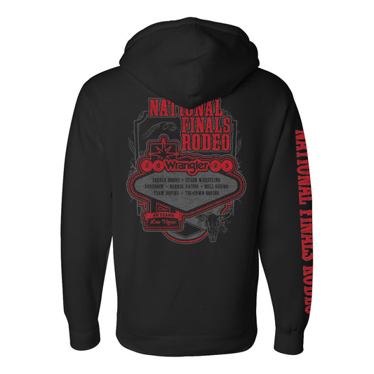 NFR 2025 Vegas Sign Events Sweatshirt - Back View