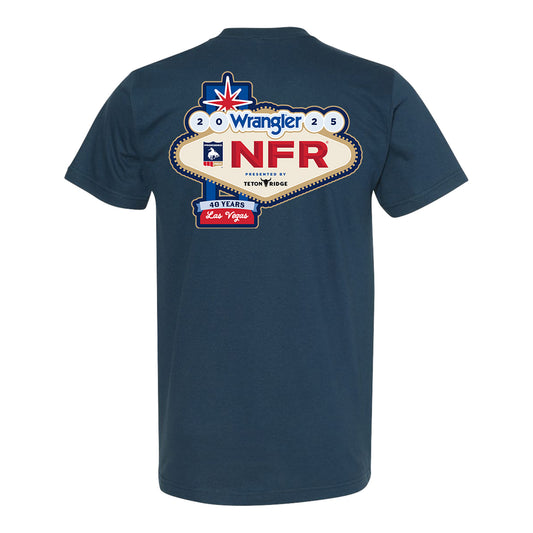 NFR 2025 Sea Blue Event Tee - Back View
