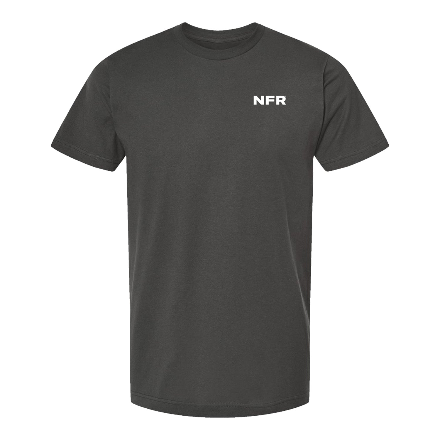 NFR 2025 Charcoal Event Tee - Front View