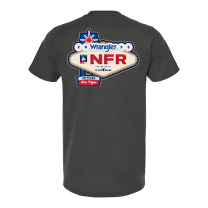 NFR 2025 Charcoal Event Tee - Back View