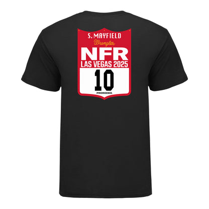 NFR 2025 Shad Mayfield Back Number T-Shirt - Back View